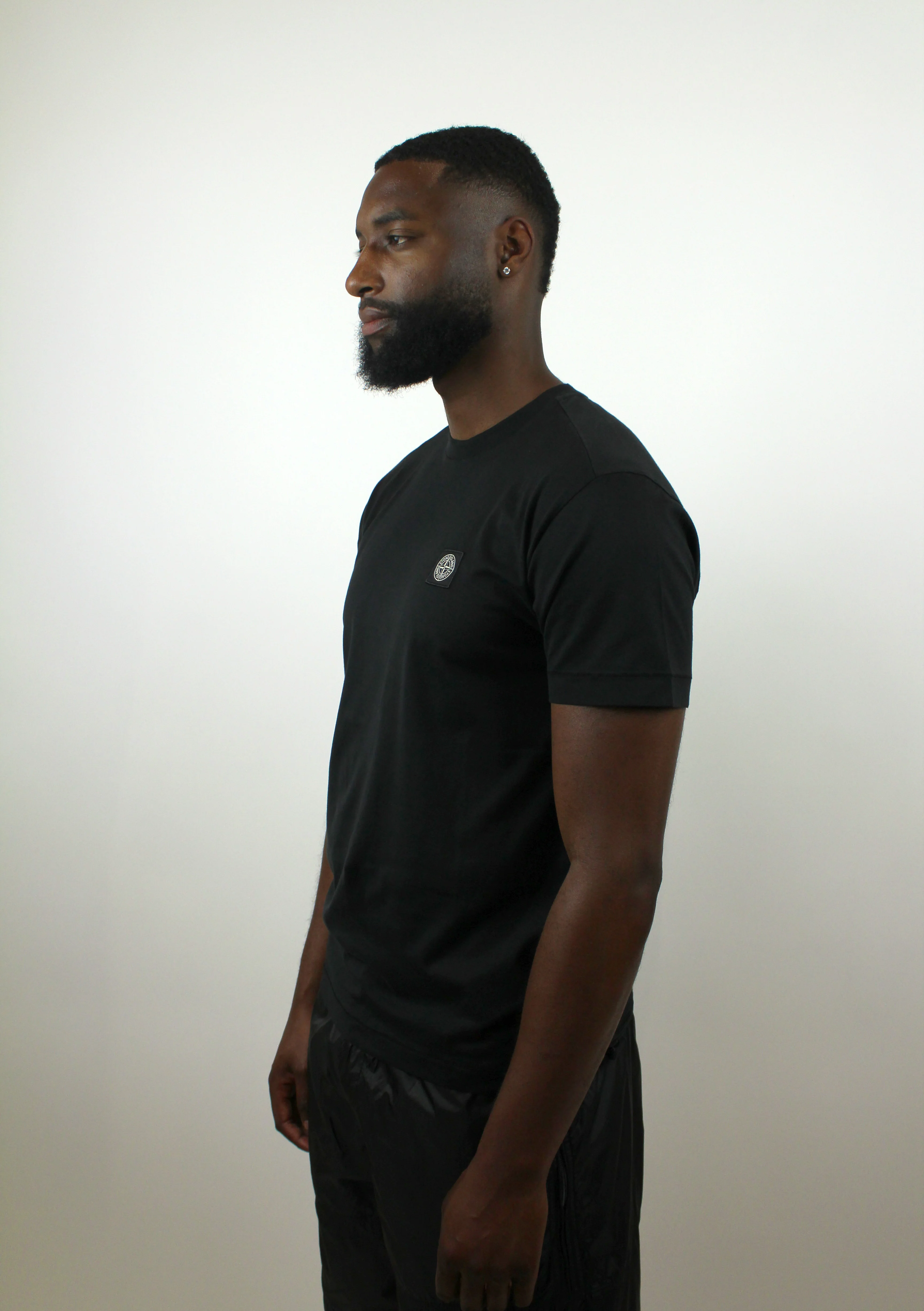 Stone Island SS Compass Logo T-Shirt 'Black' - Image 4